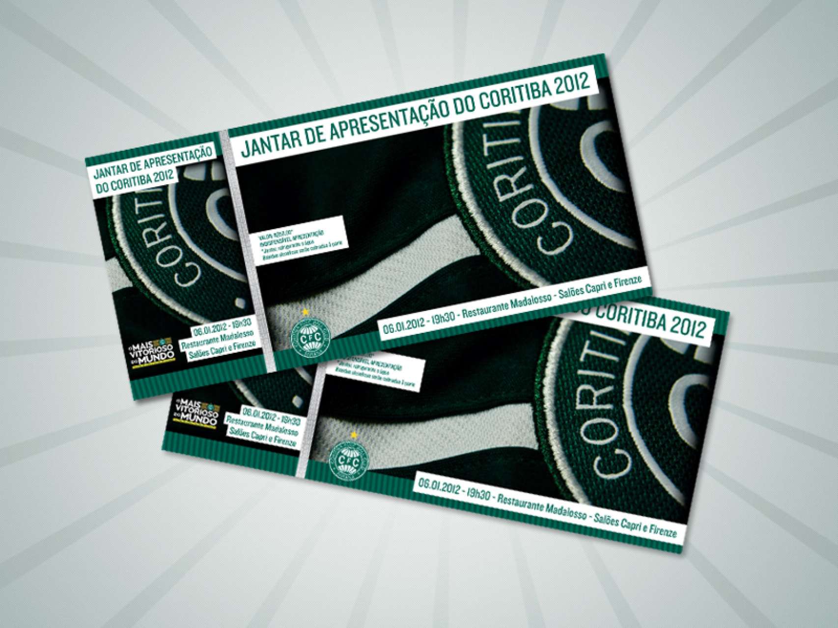 Jantar de apresenta��o do Coritiba 2012