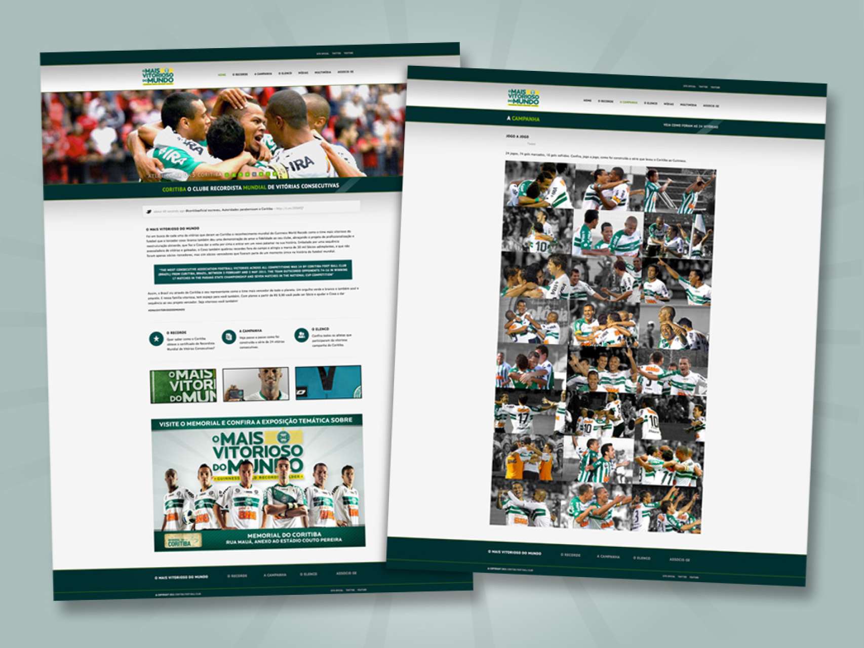 Recorde ganha novo site