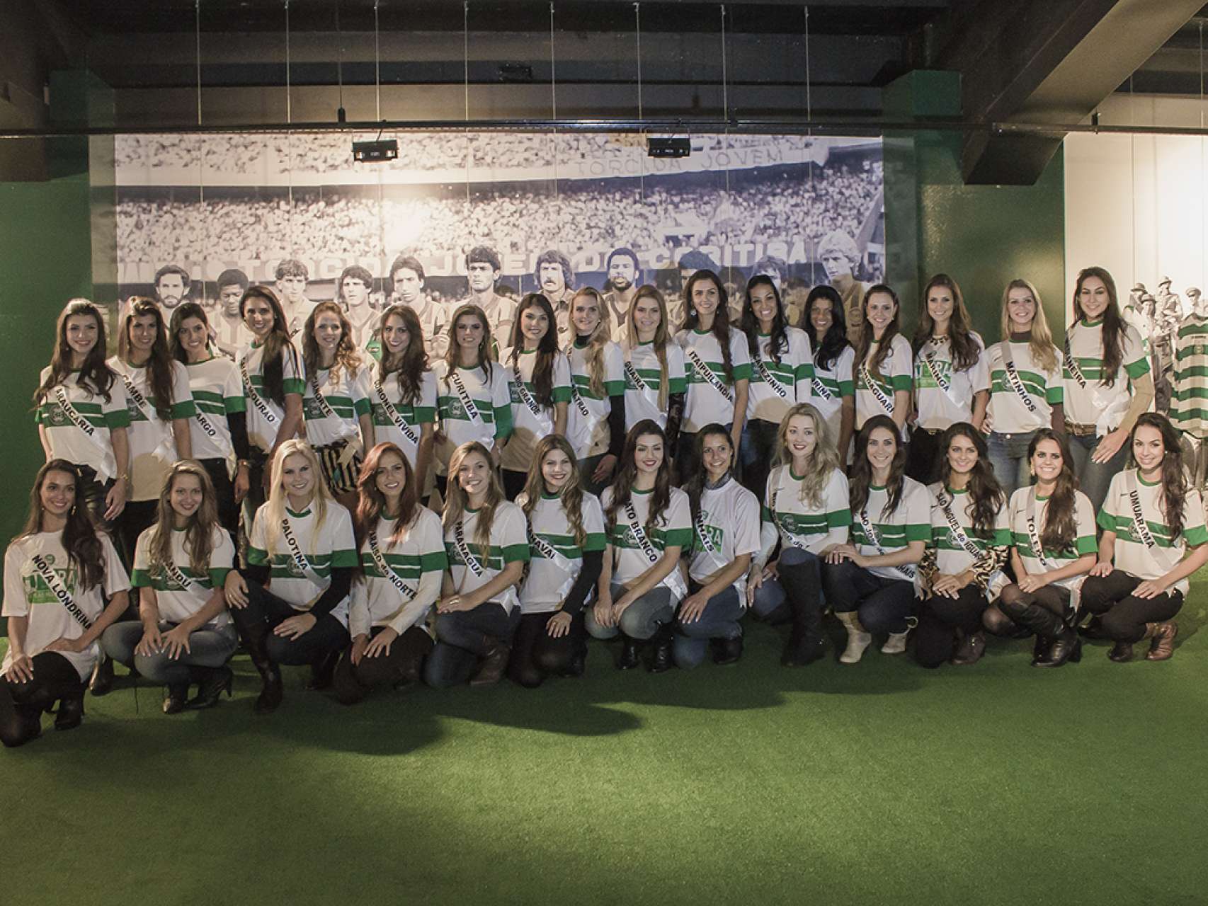 Couto Pereira recebe misses do Paran�