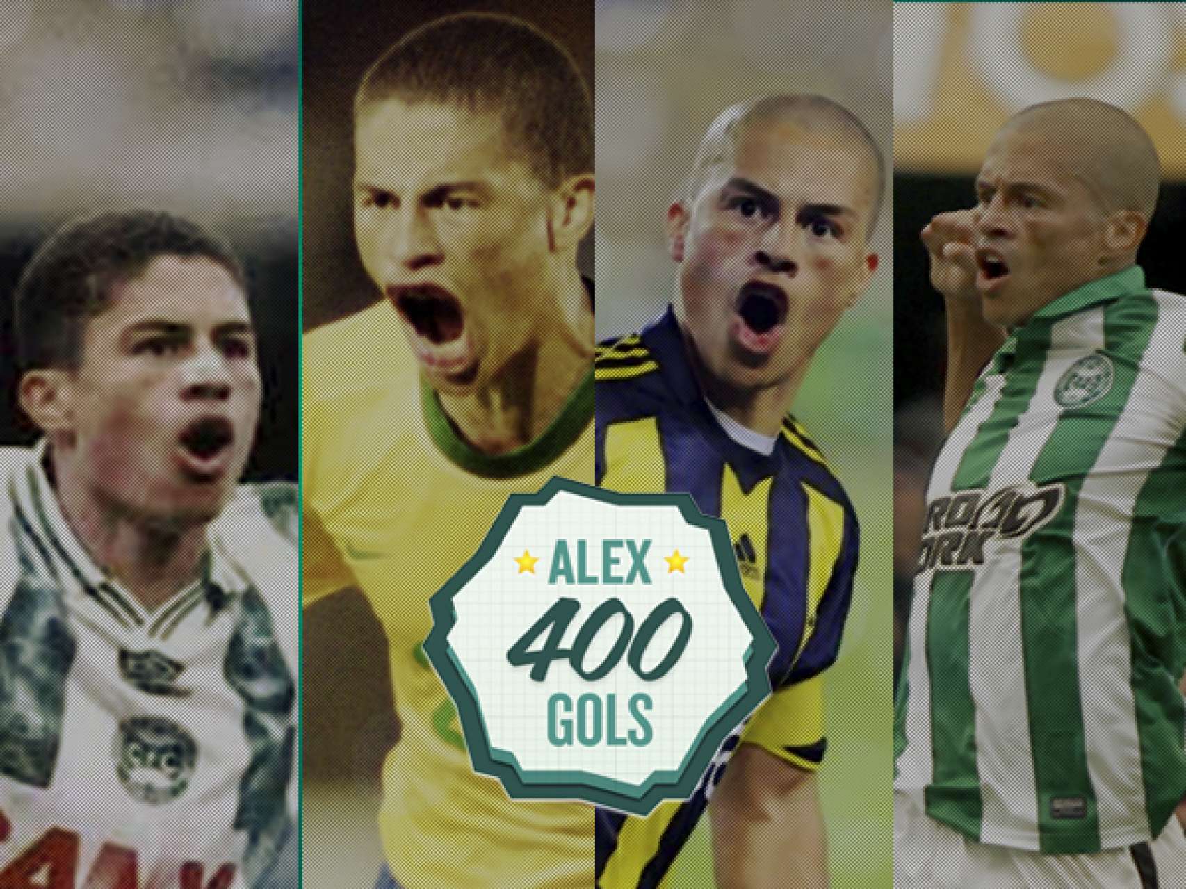 Alex faz gol hist�rico