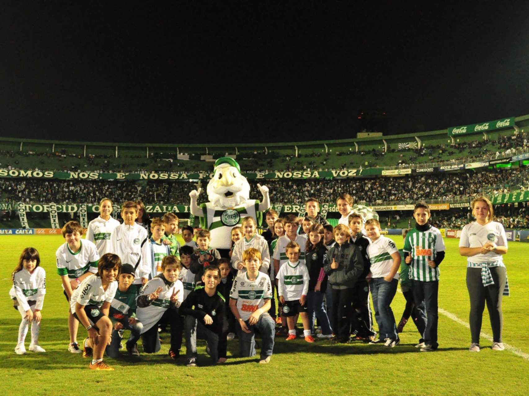 Galeria Coxa: Mascotinhos Coritiba x Atl�tico-MG