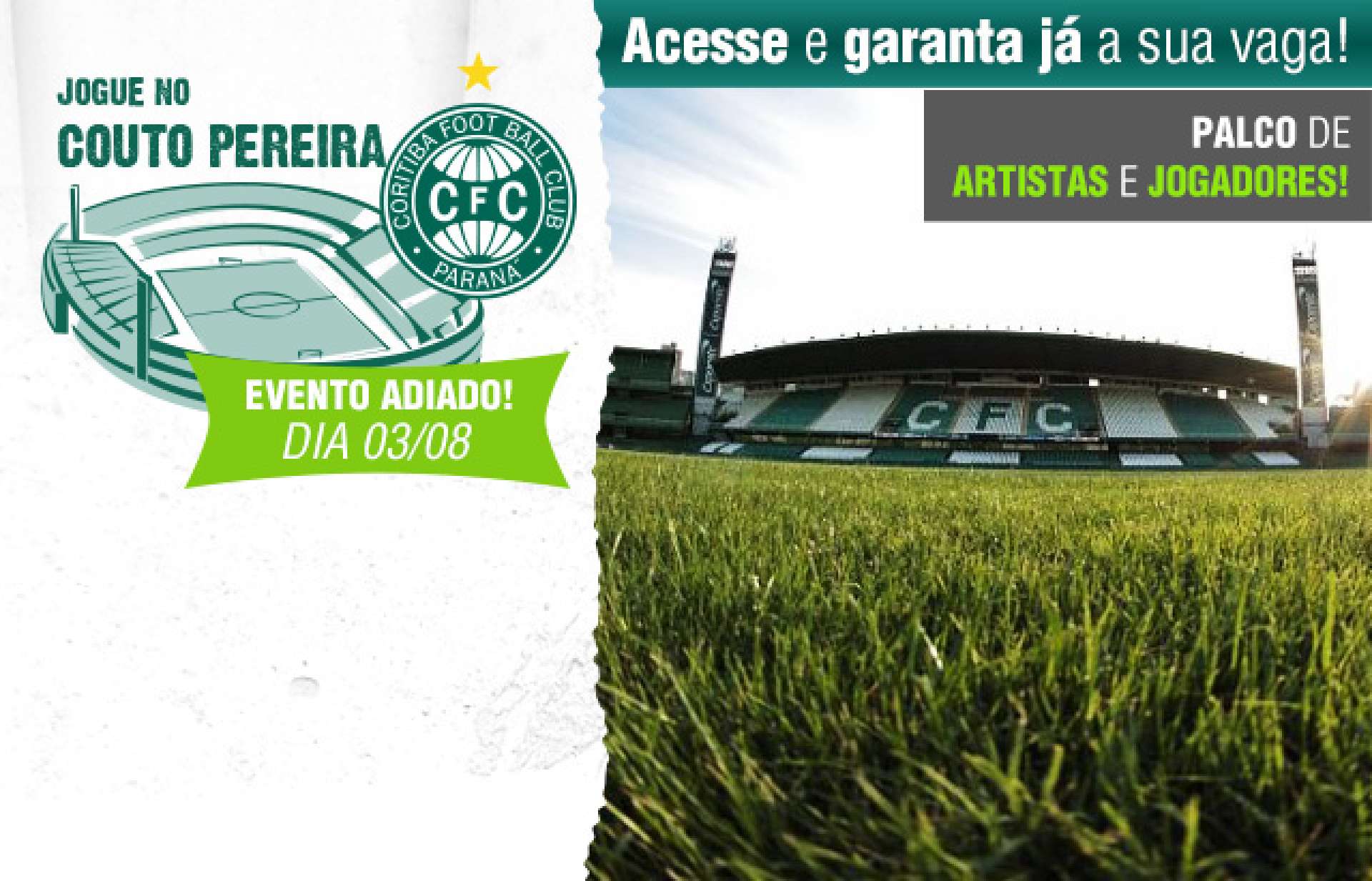 Evento �Jogue no Couto� � adiado