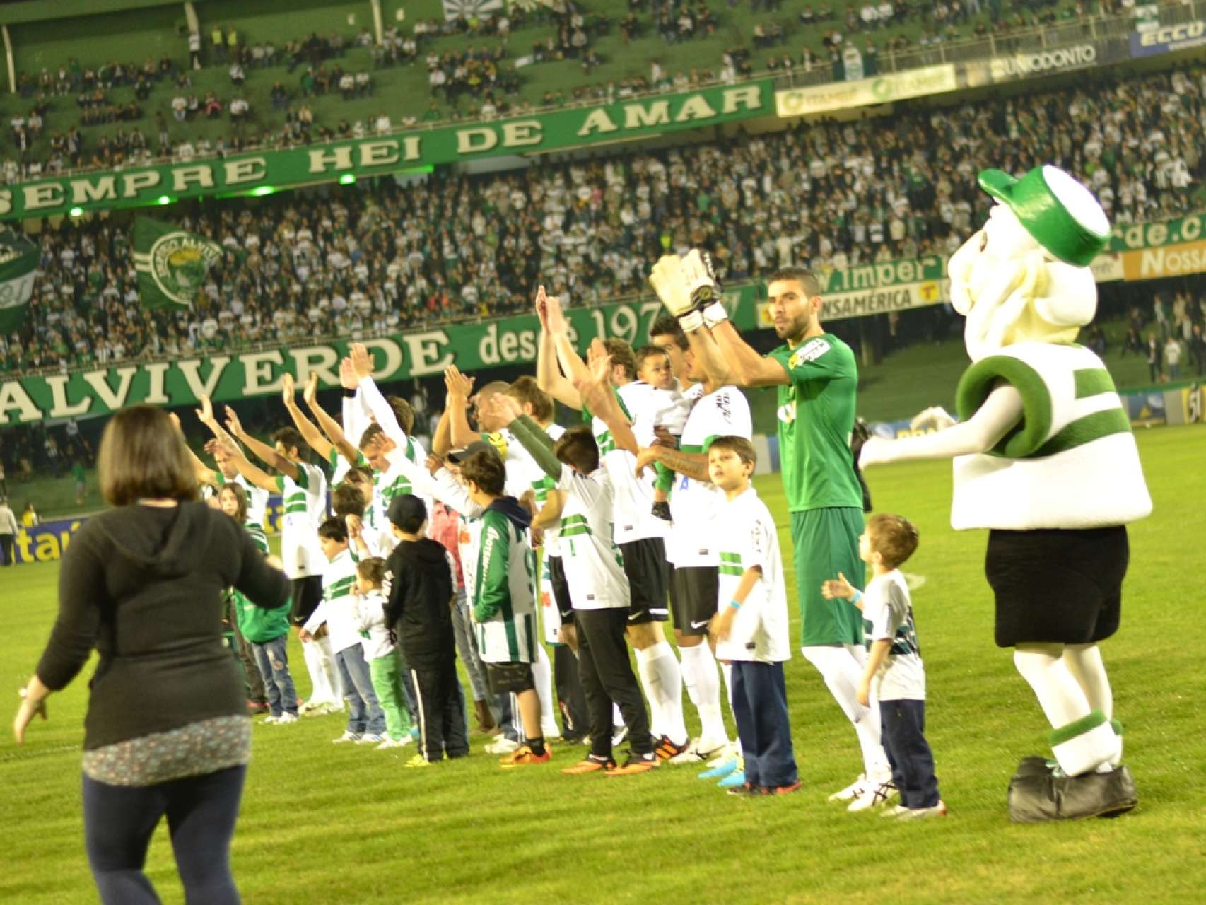 Galeria Coxa: Mascotinhos Coritiba x Ponte Preta
