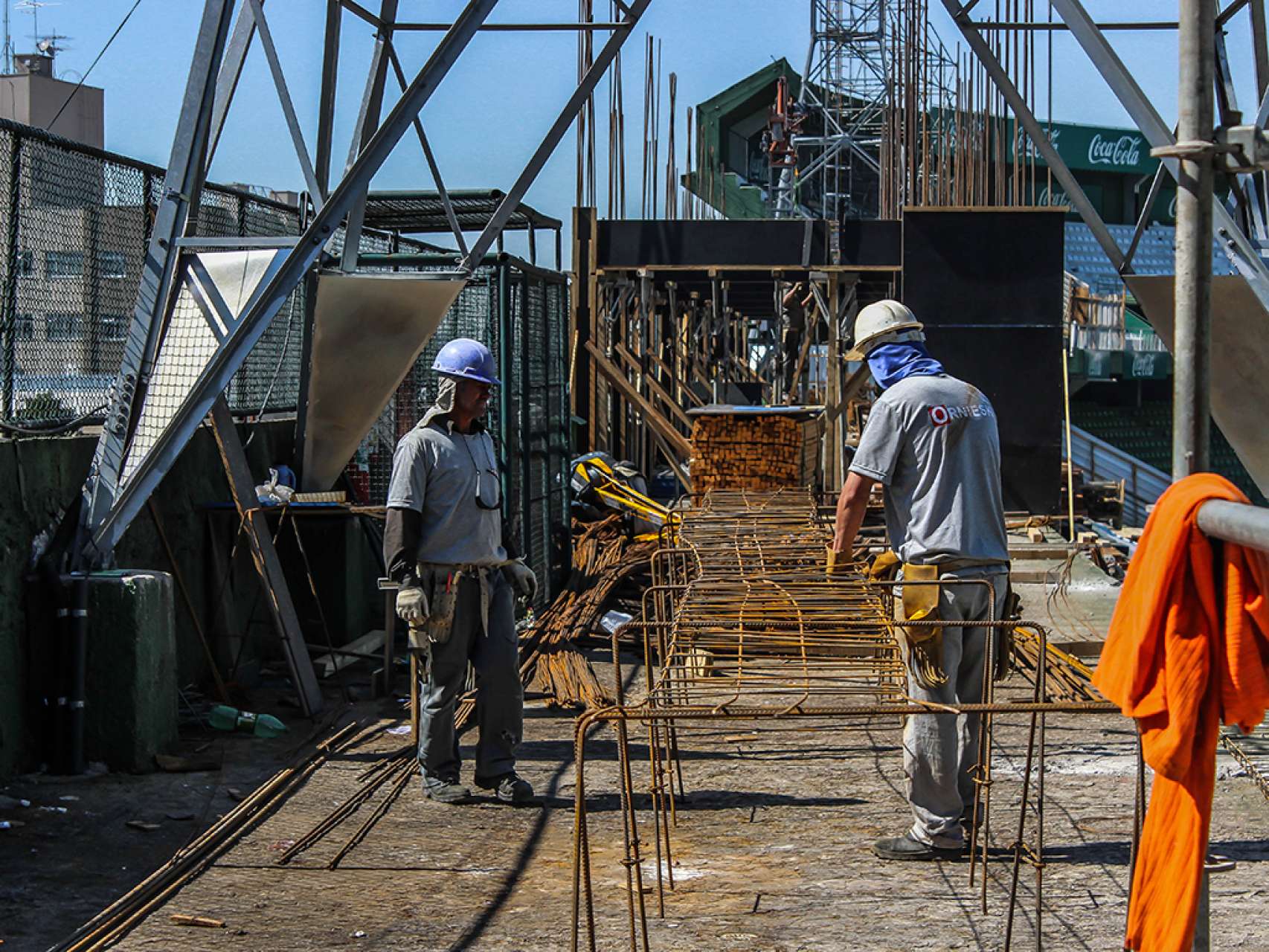 Obras no Couto avan�am em ritmo acelerado