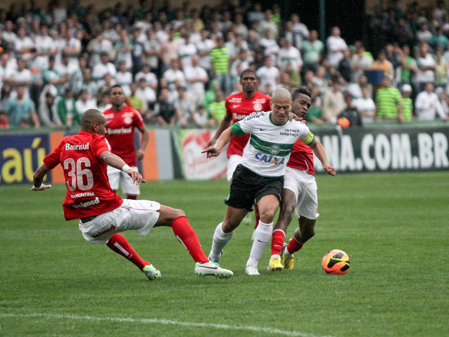 Estat�sticas entre Coxa e Inter