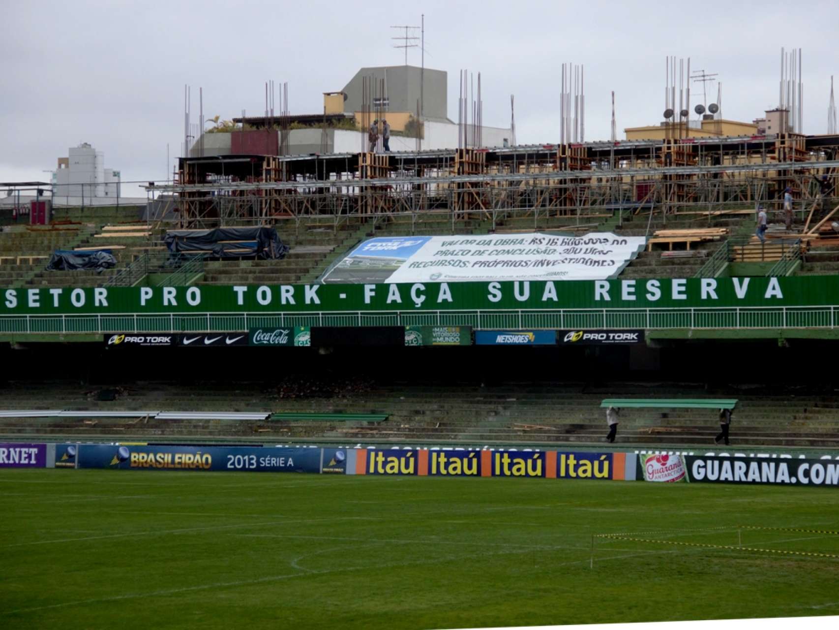 Obras do Setor Pro Tork seguem planejamento