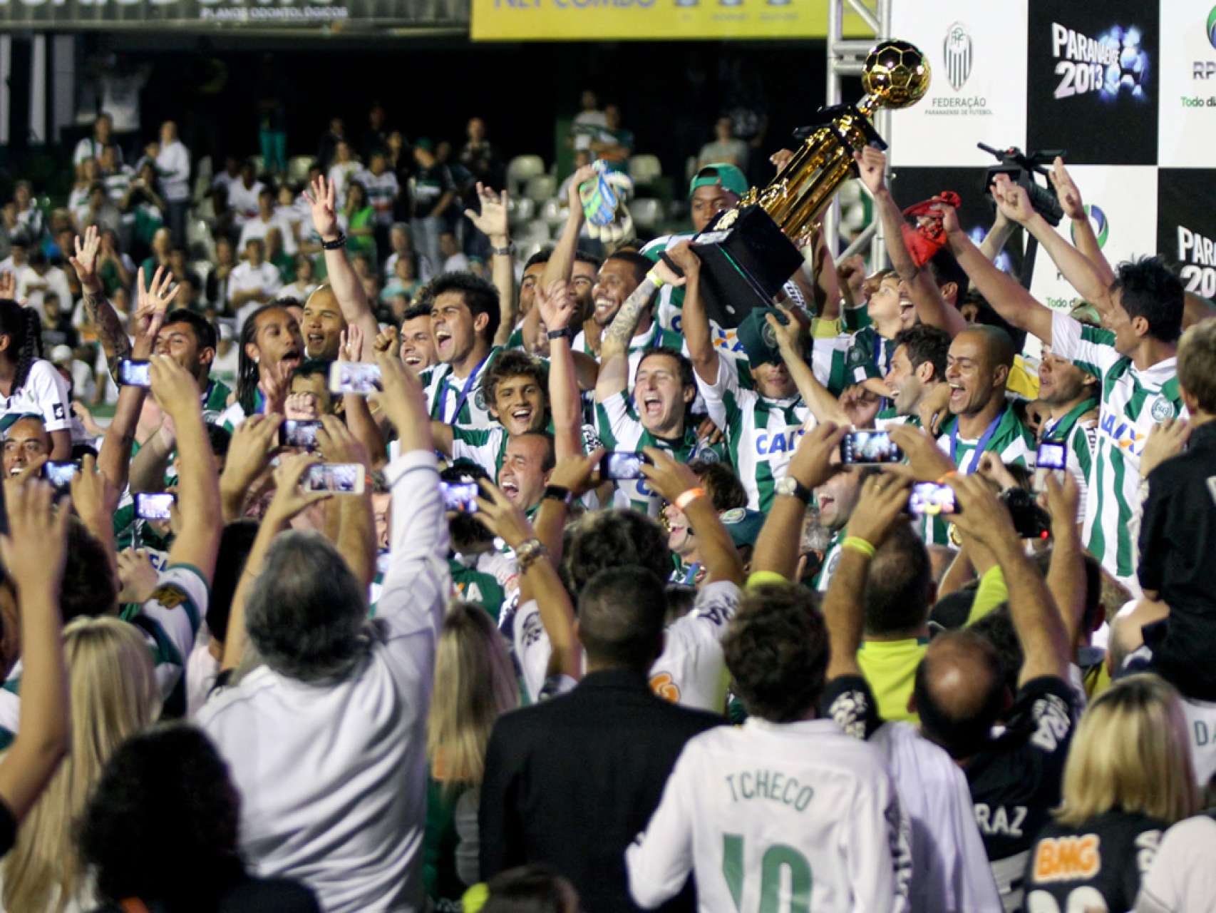 Coritiba vier Mal hintereinander Landesmeister