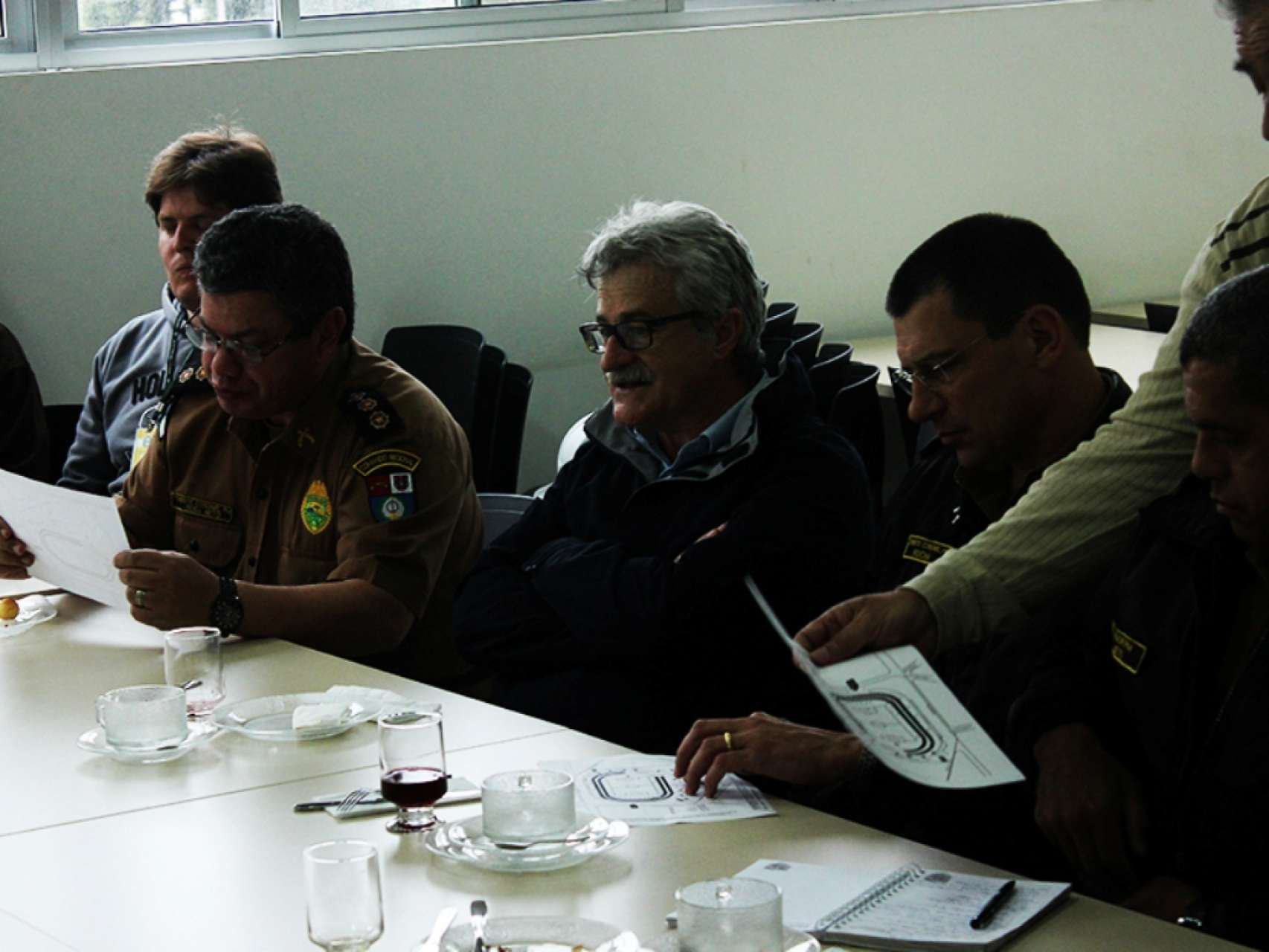 Pol�cia Militar se re�ne com Coritiba para falar do Setor Pro Tork