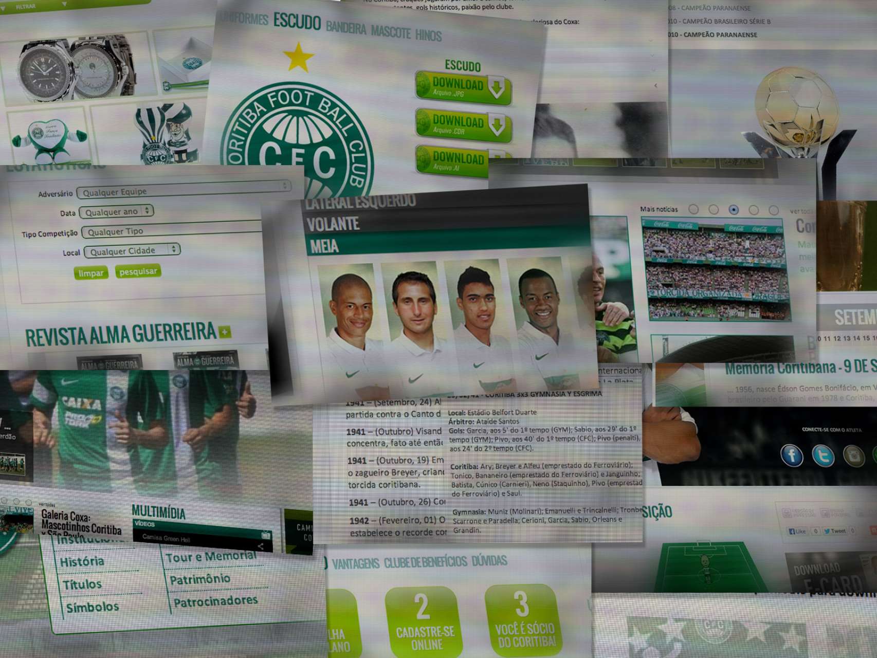 Um novo e moderno site para o Coritiba