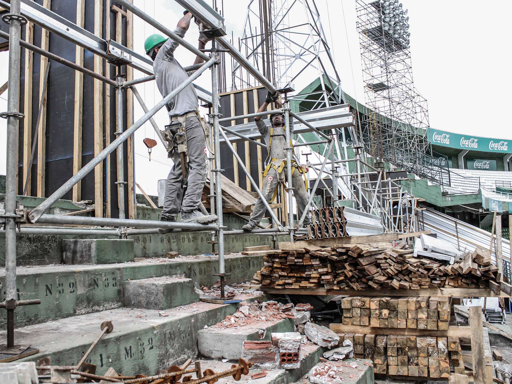 Galeria Coxa: obras n�o param no Setor Pro Tork