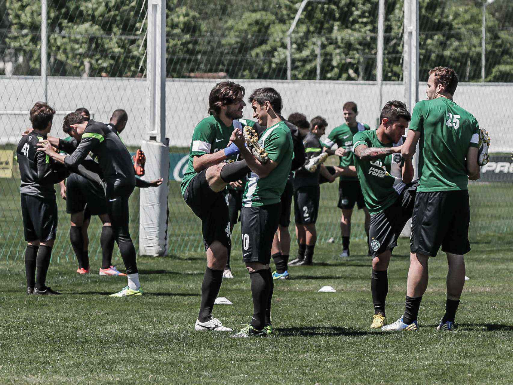 Galeria Coxa: Prepara��o na v�spera do cl�ssico