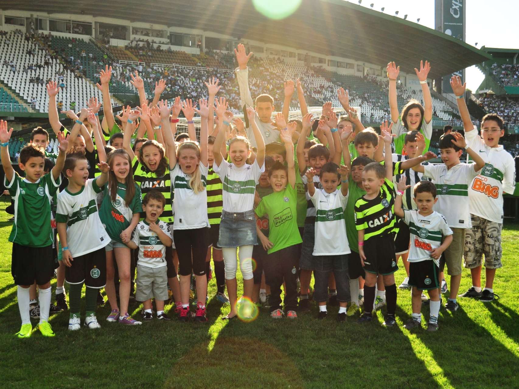 Mascotinhos Coritiba x Cruzeiro