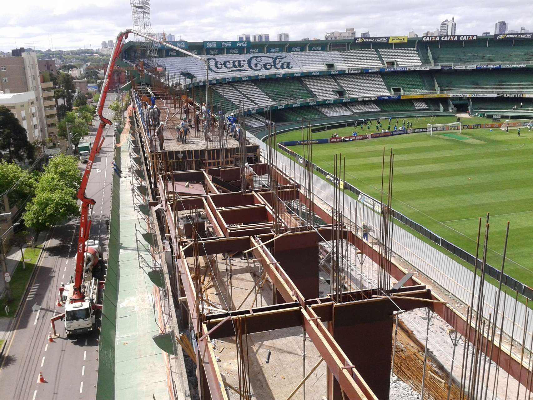 In�cio da concretagem do Setor Pro Tork