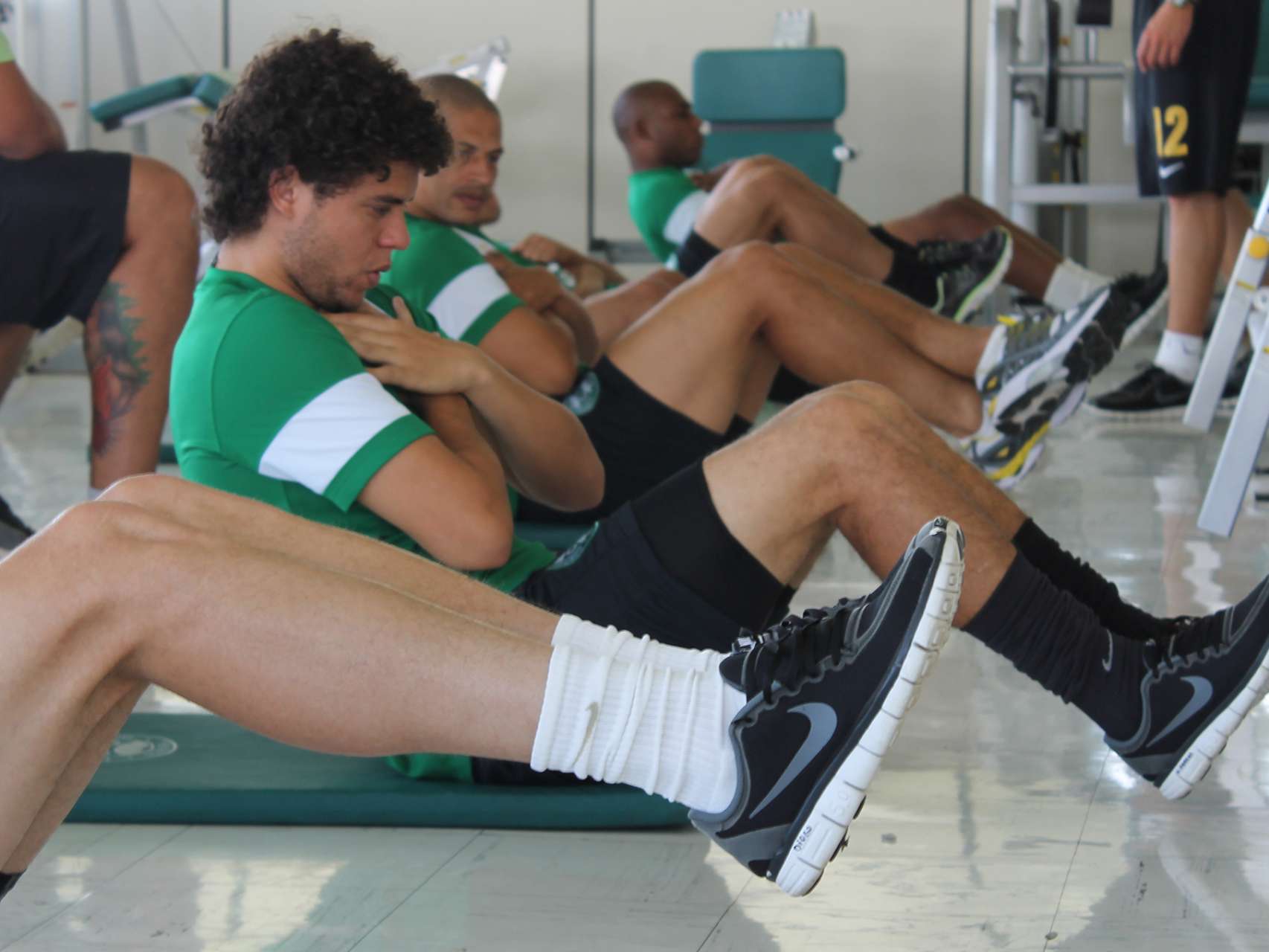 Coxa volta a treinar