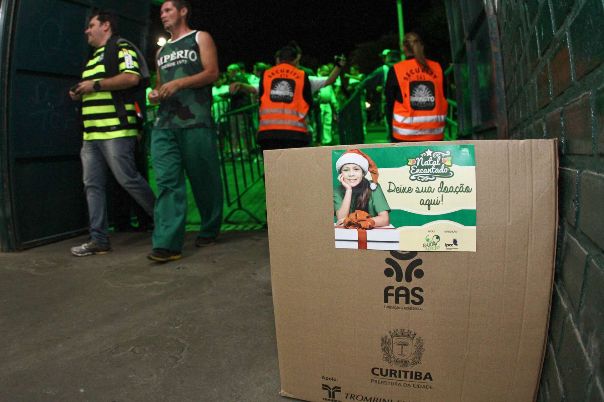 Natal em verde e branco