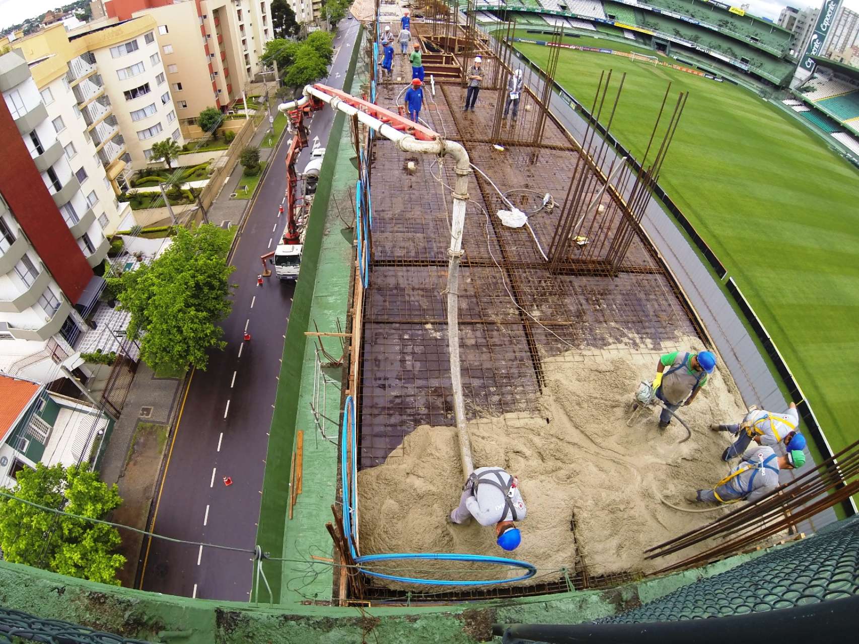 Obras avan�am no Setor Pro Tork