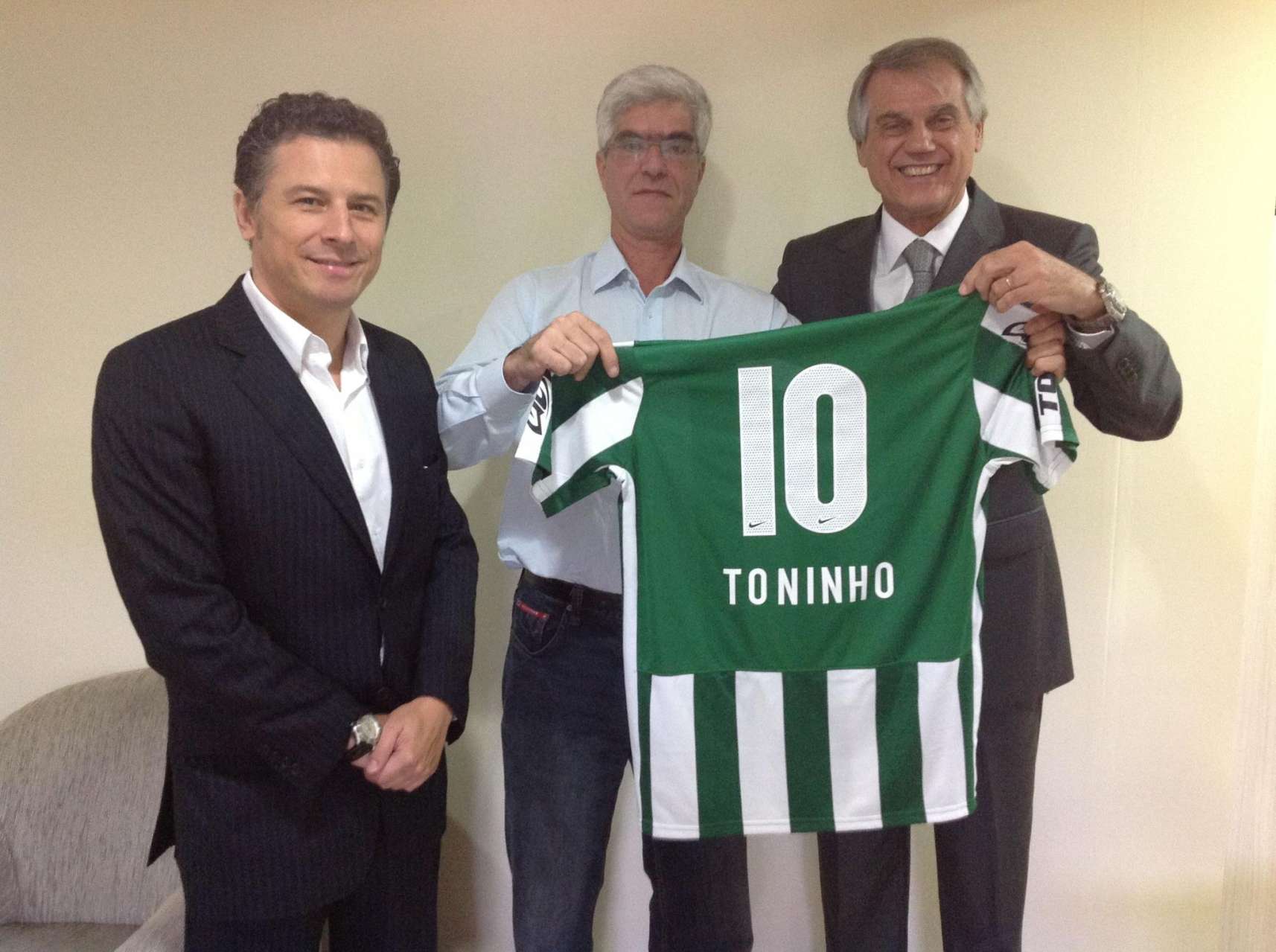 Coxa recebe visita de Secret�rio Nacional de Futebol