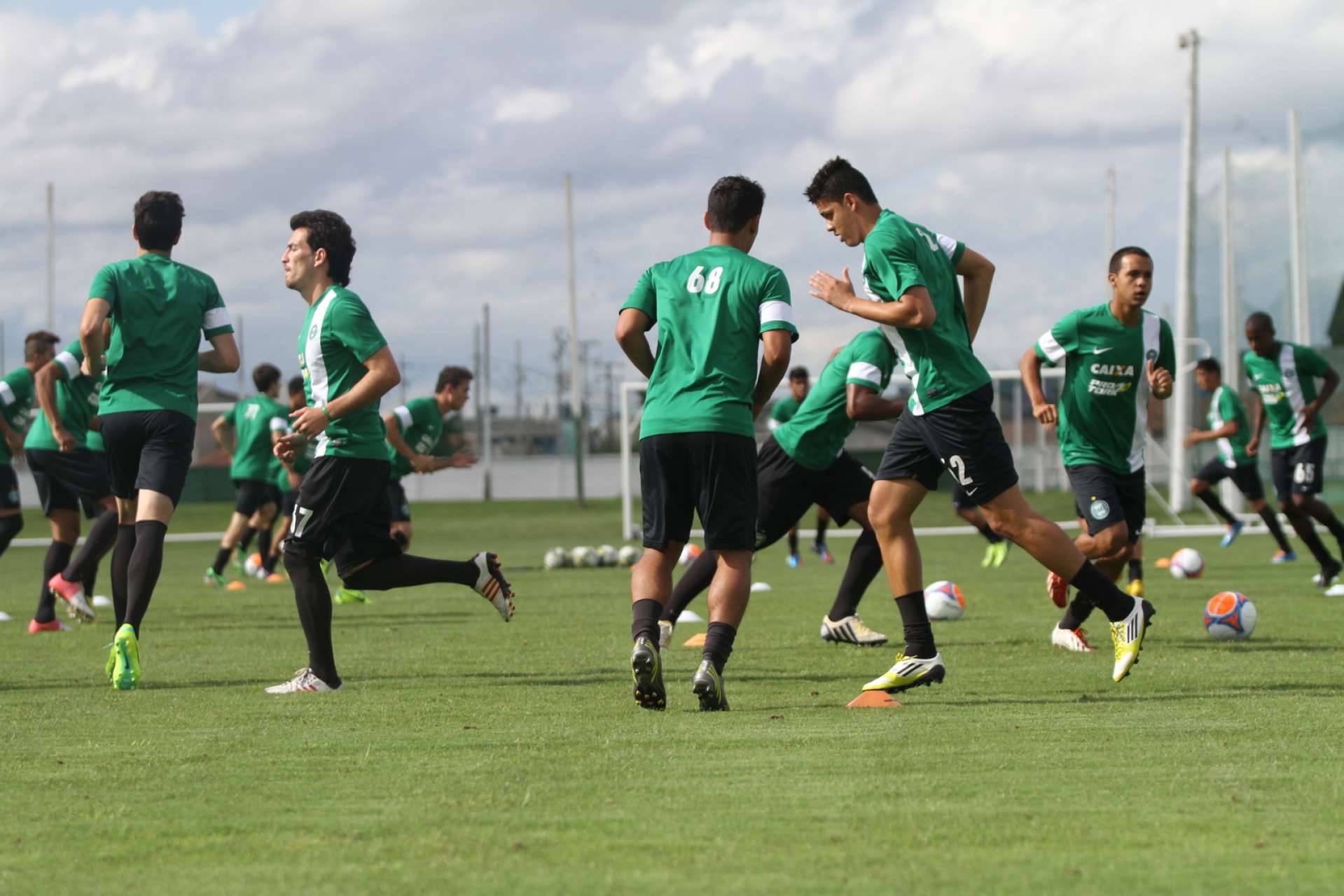 Coritiba segue trabalhando