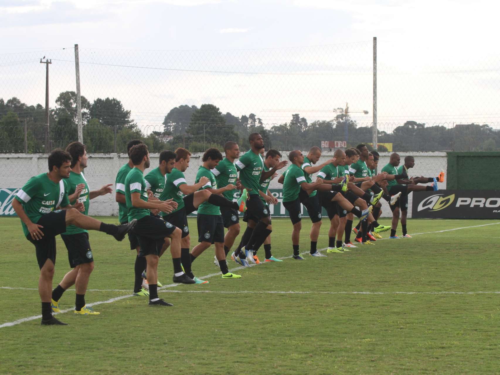 Galeria Coxa: treino no CT