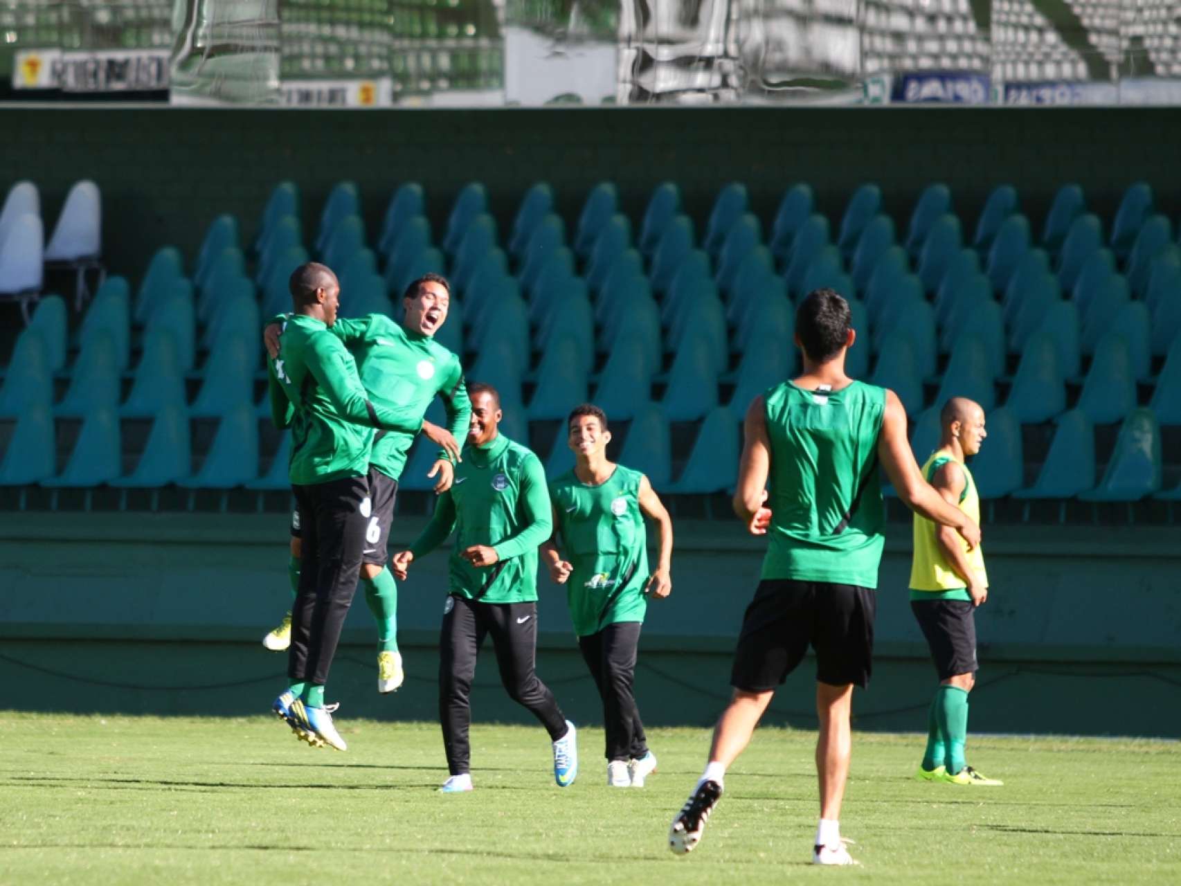 Fotos do �ltimo treino antes do Atle-Tiba
