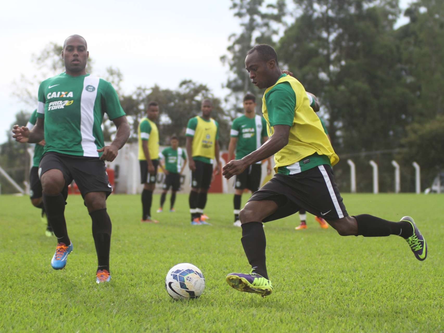 Galeria Coxa: treino na v�spera