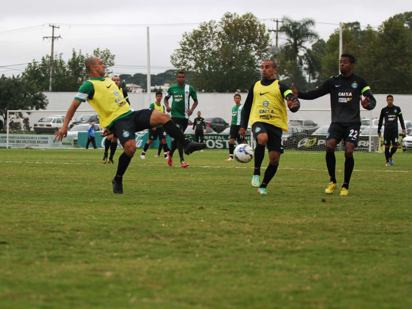 Galeria Coxa: Treino
