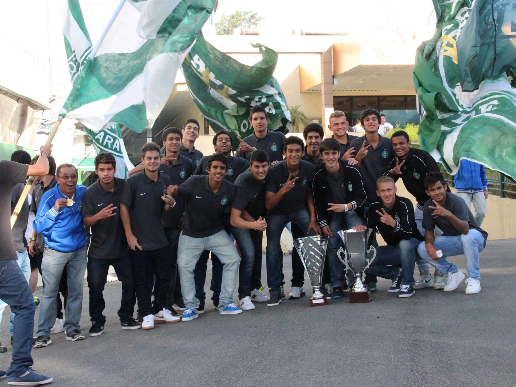 Festa para os campe�es