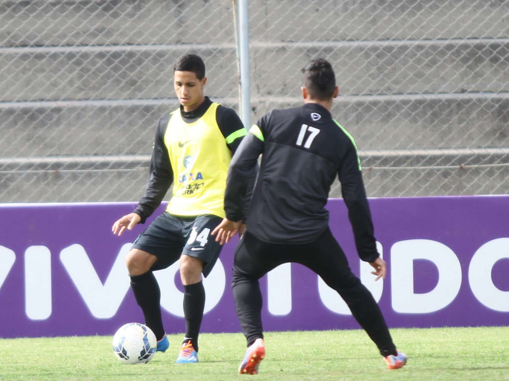 Treino na Vila Capanema