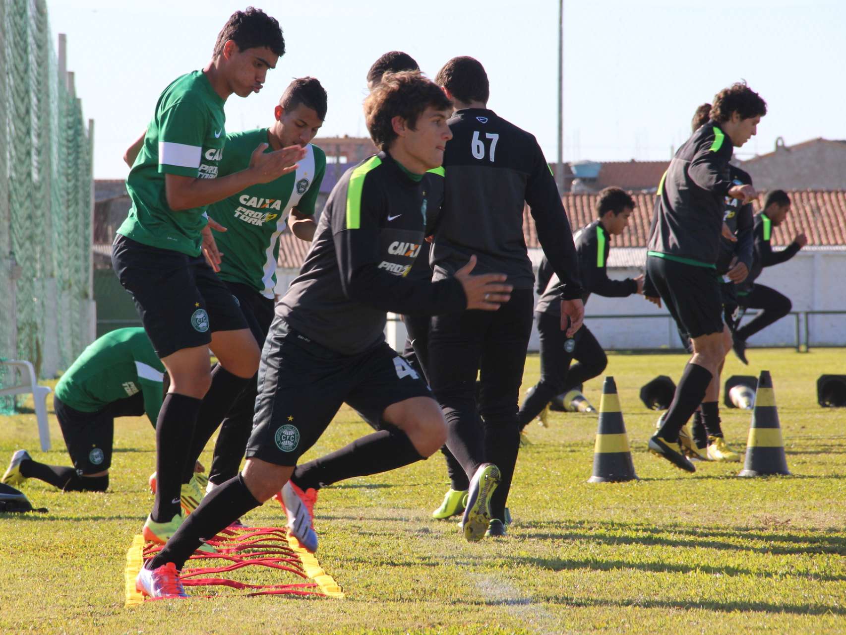 Galeria Coxa: Verd�o treina no CT