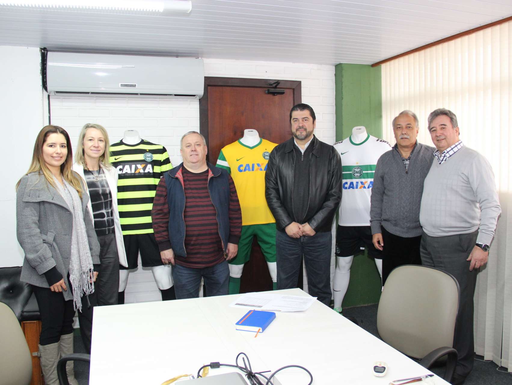 Diretoria da Caixa visita o Coritiba