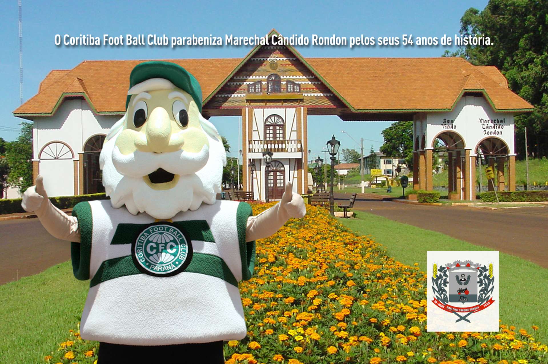 Parab�ns, Marechal C�ndido Rondon!