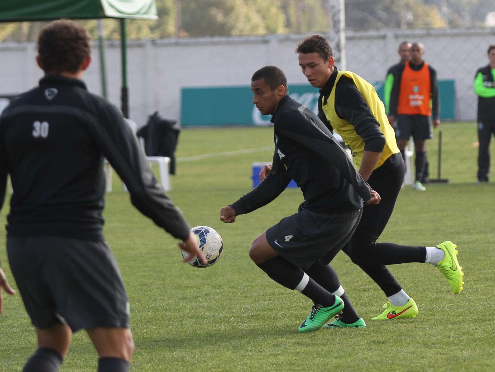 Fotos: treino no CT