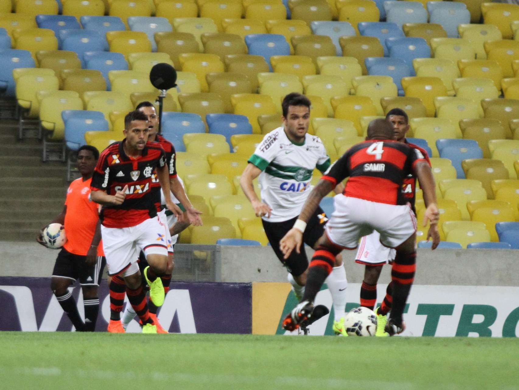 N�meros de Coritiba e Flamengo