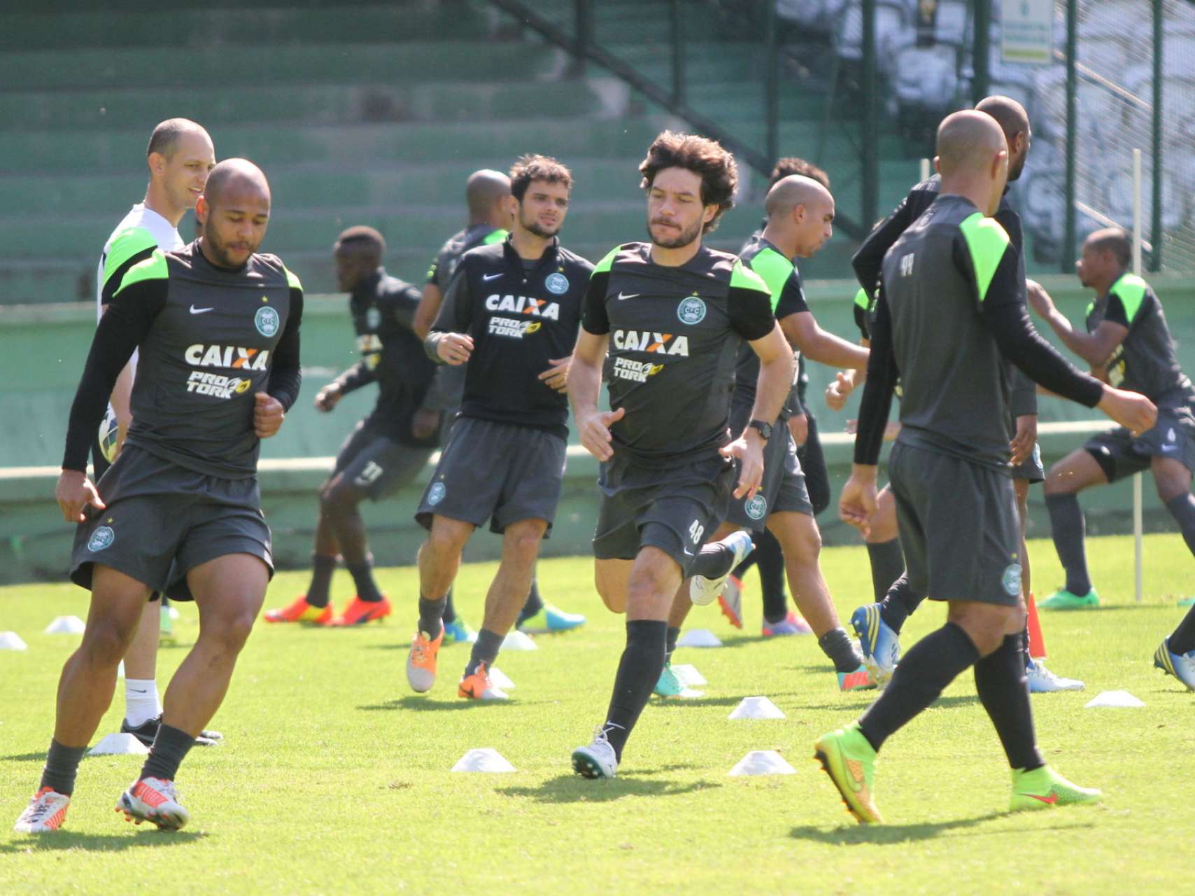 Prepara��o para enfrentar o Santos