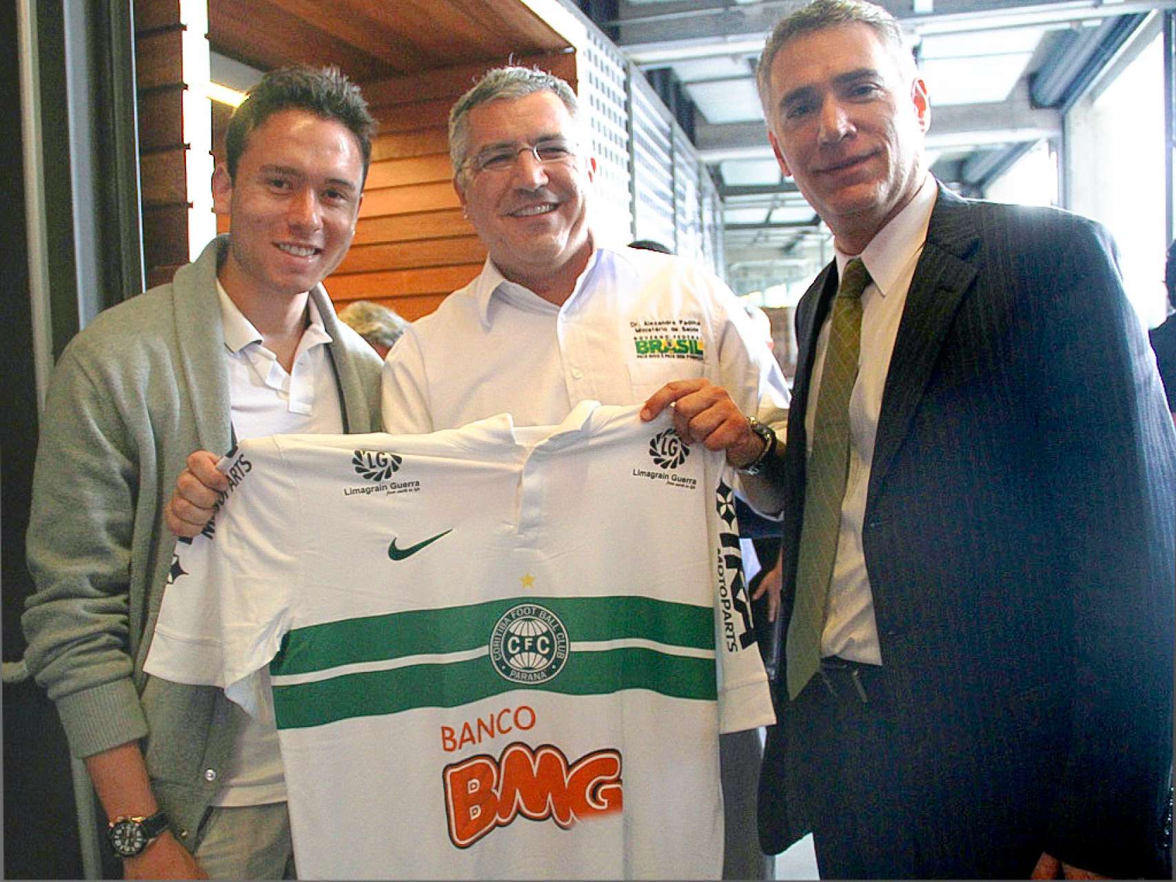Ministro de Sa�de agradece o Coritiba