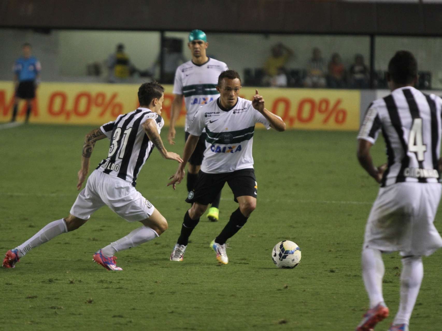 Fotos de Santos e Coritiba