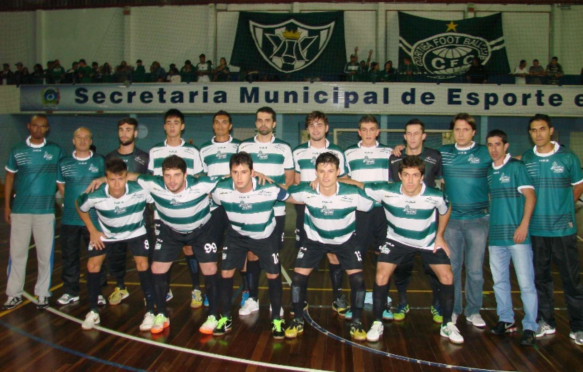 Tudo pronto para a apresenta��o oficial do Coritiba Futsal