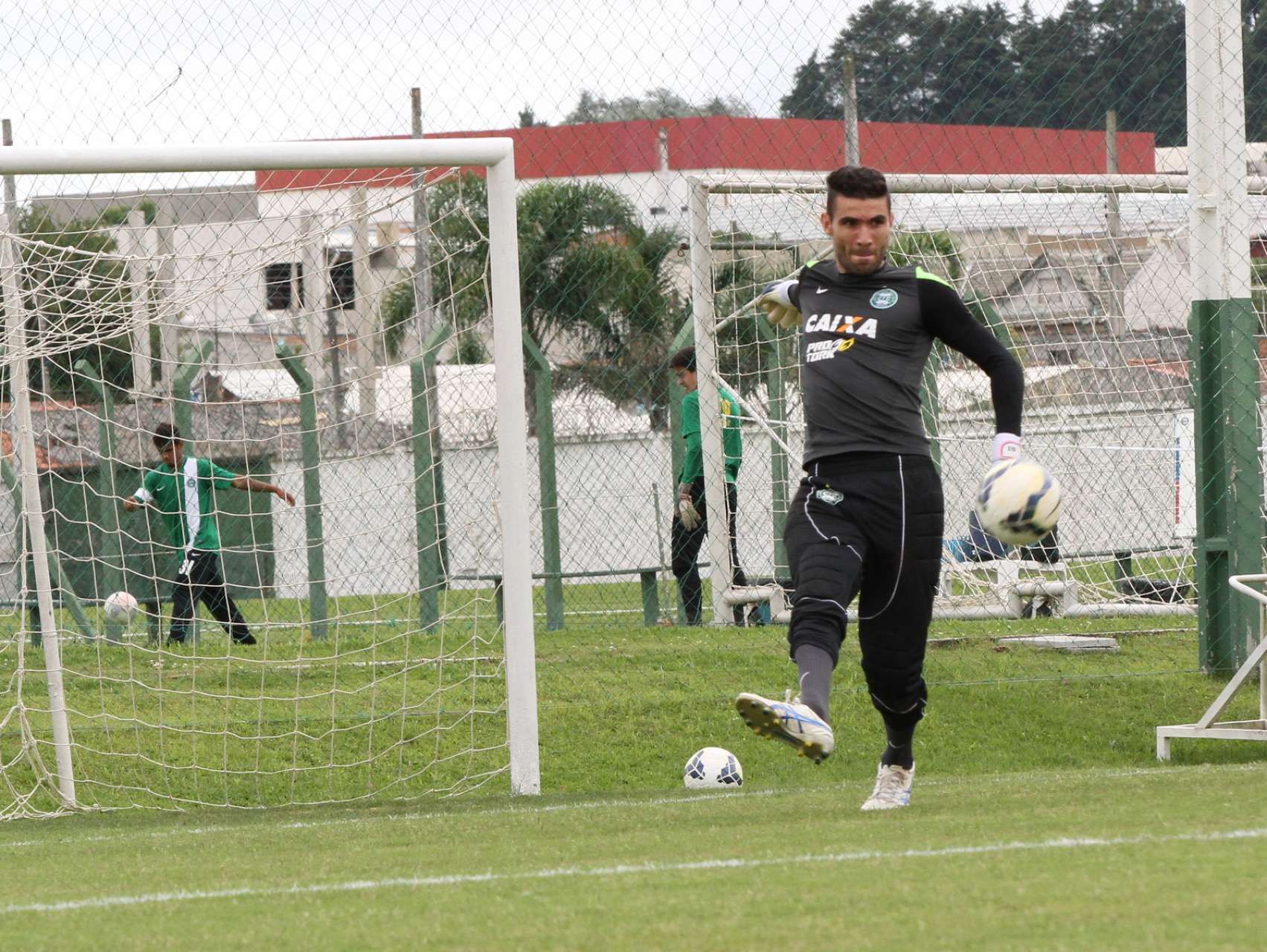 O treino em fotos