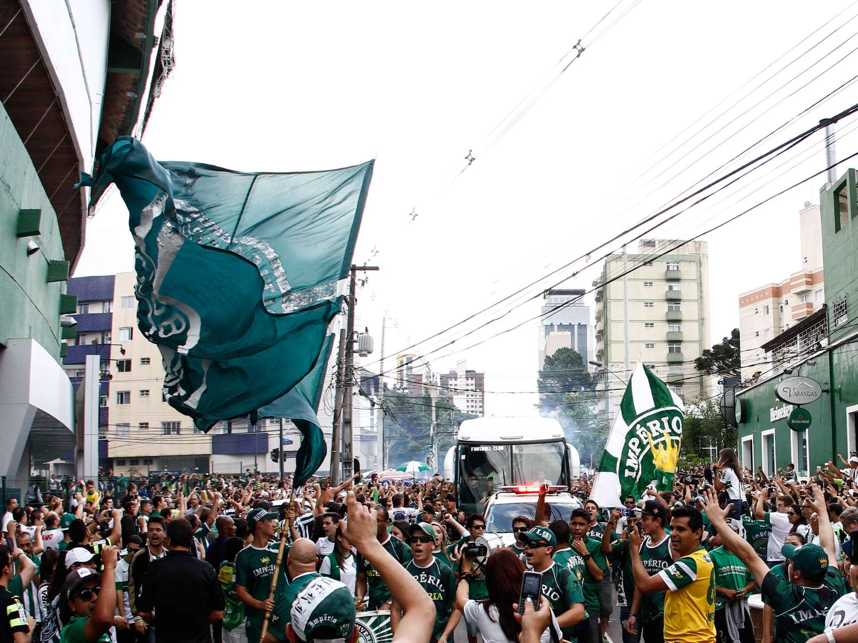 Recep��o da torcida