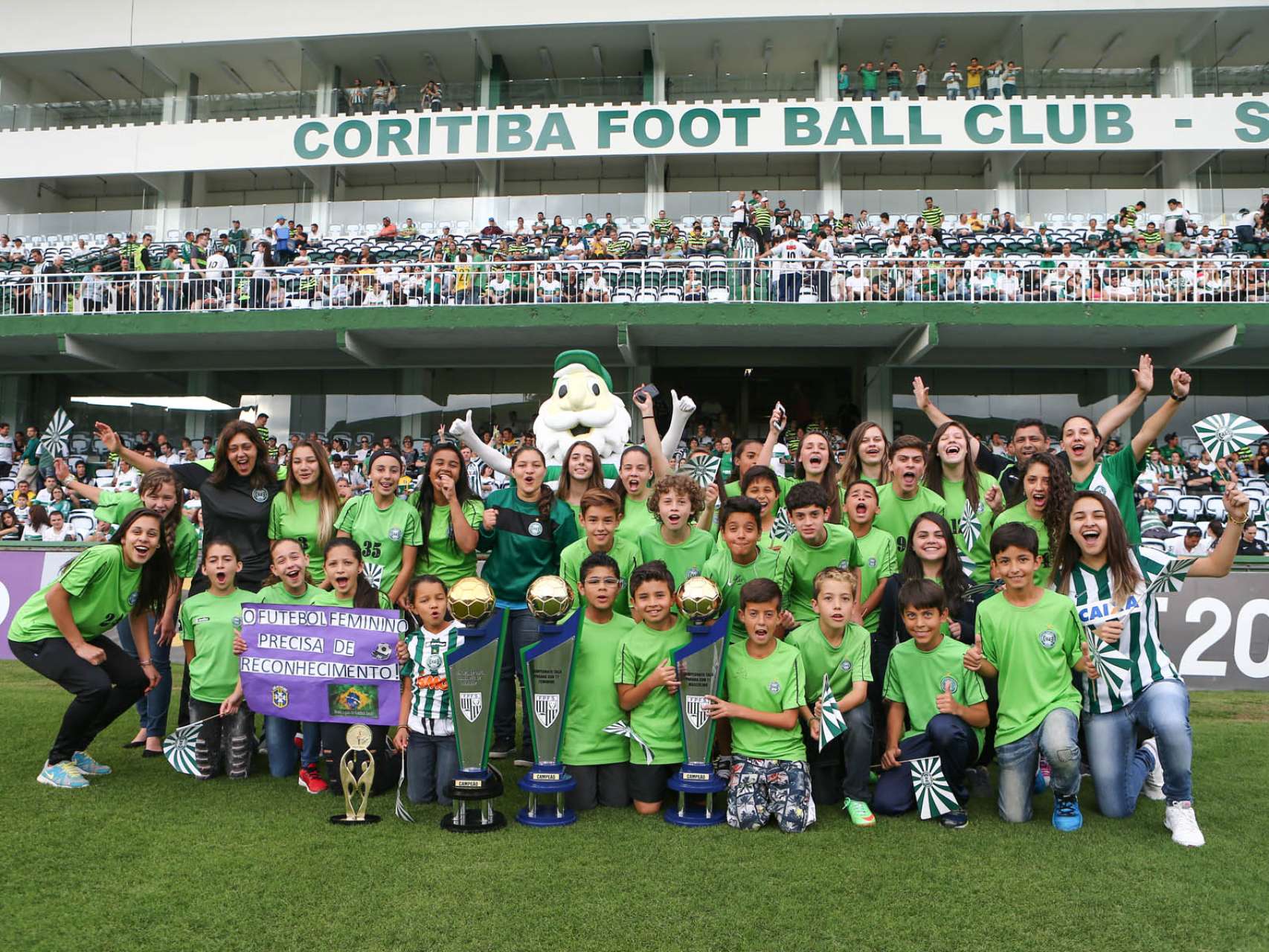 Volta ol�mpica no Couto Pereira