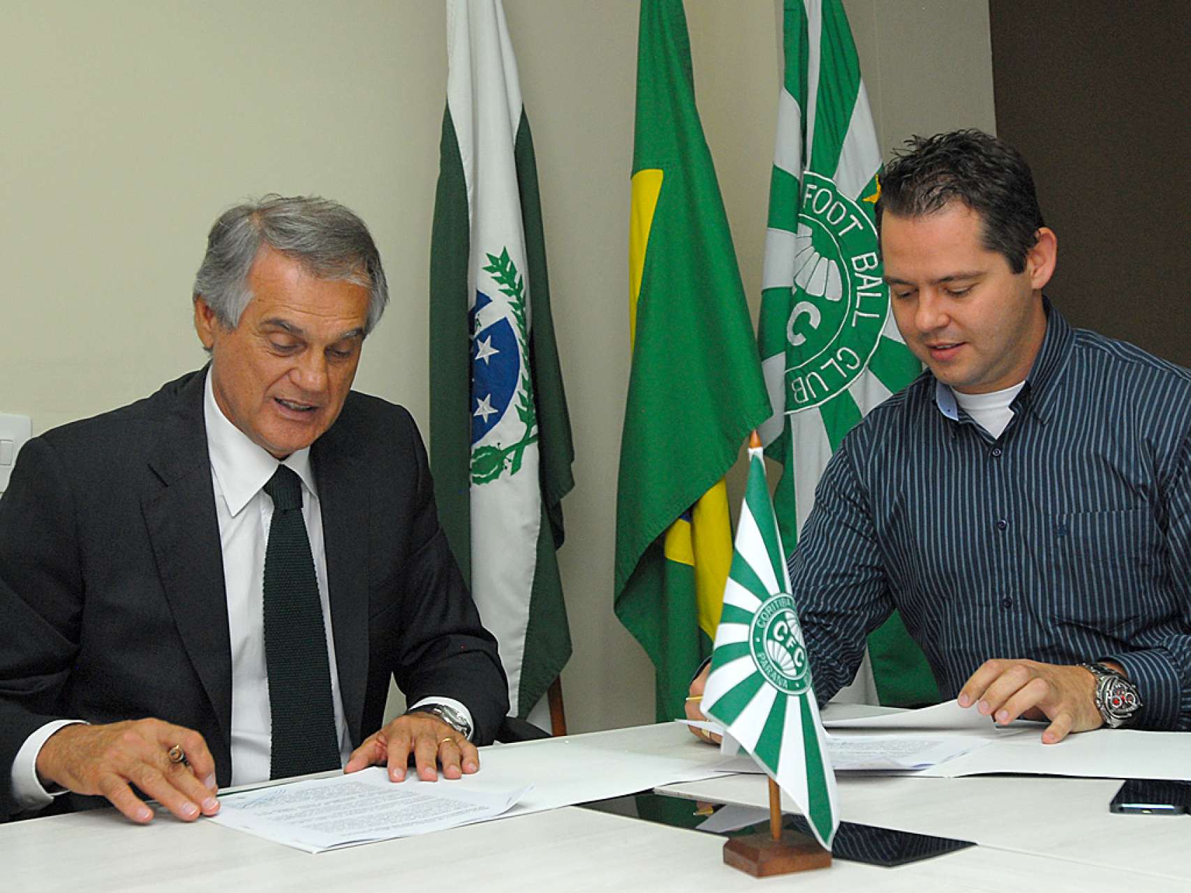 Coritiba e Pro Tork fecham contrato de patroc�nio para sete anos