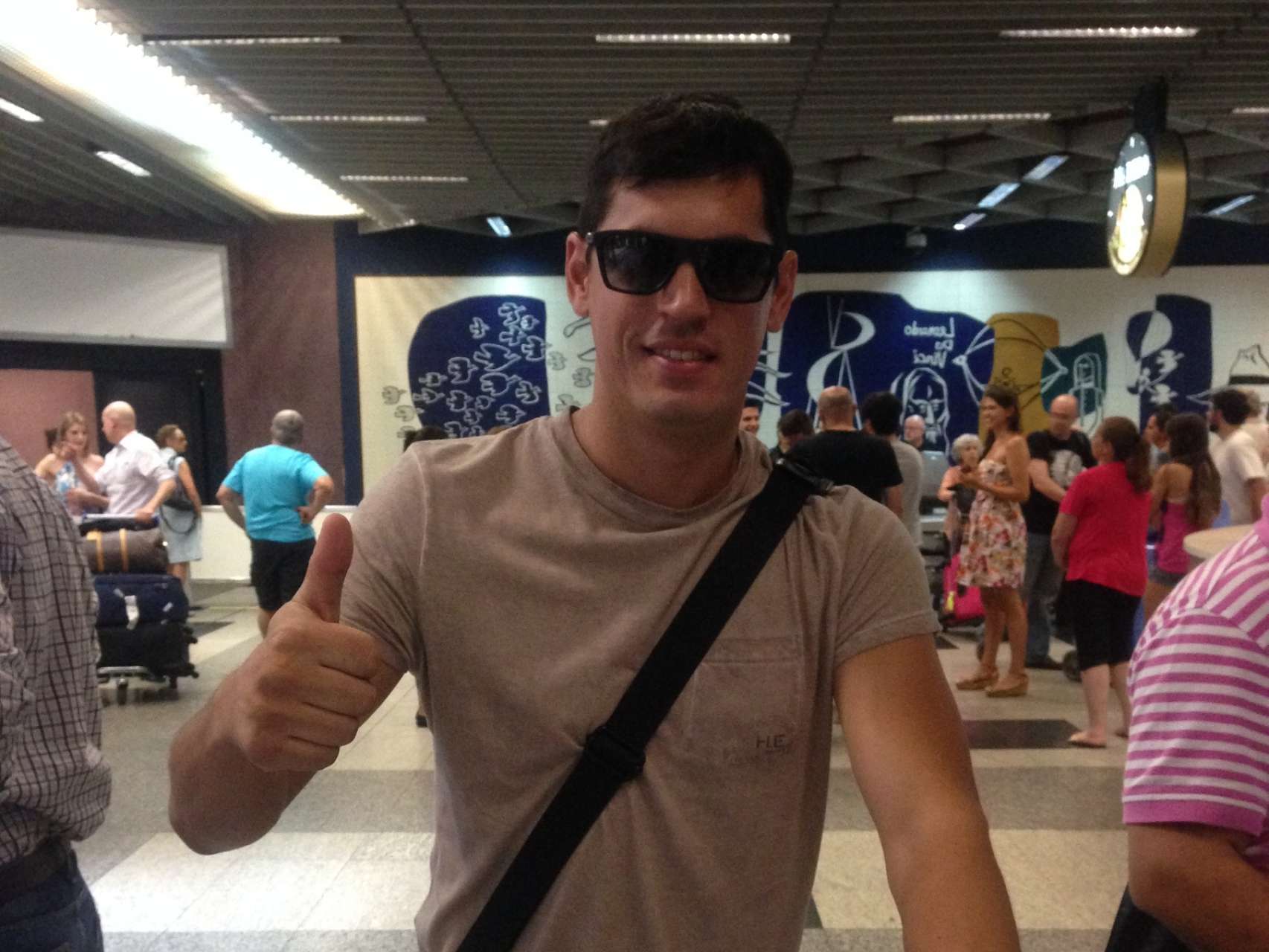 Lucho C�ceres chega a Curitiba