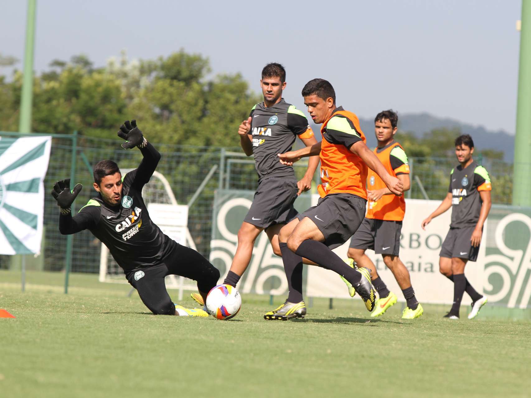 Galeria Coxa: treino intenso