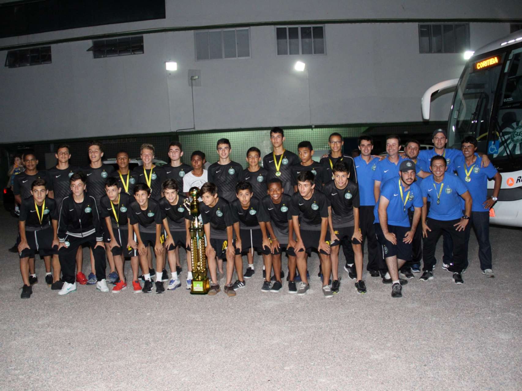 Chegada de campe�es