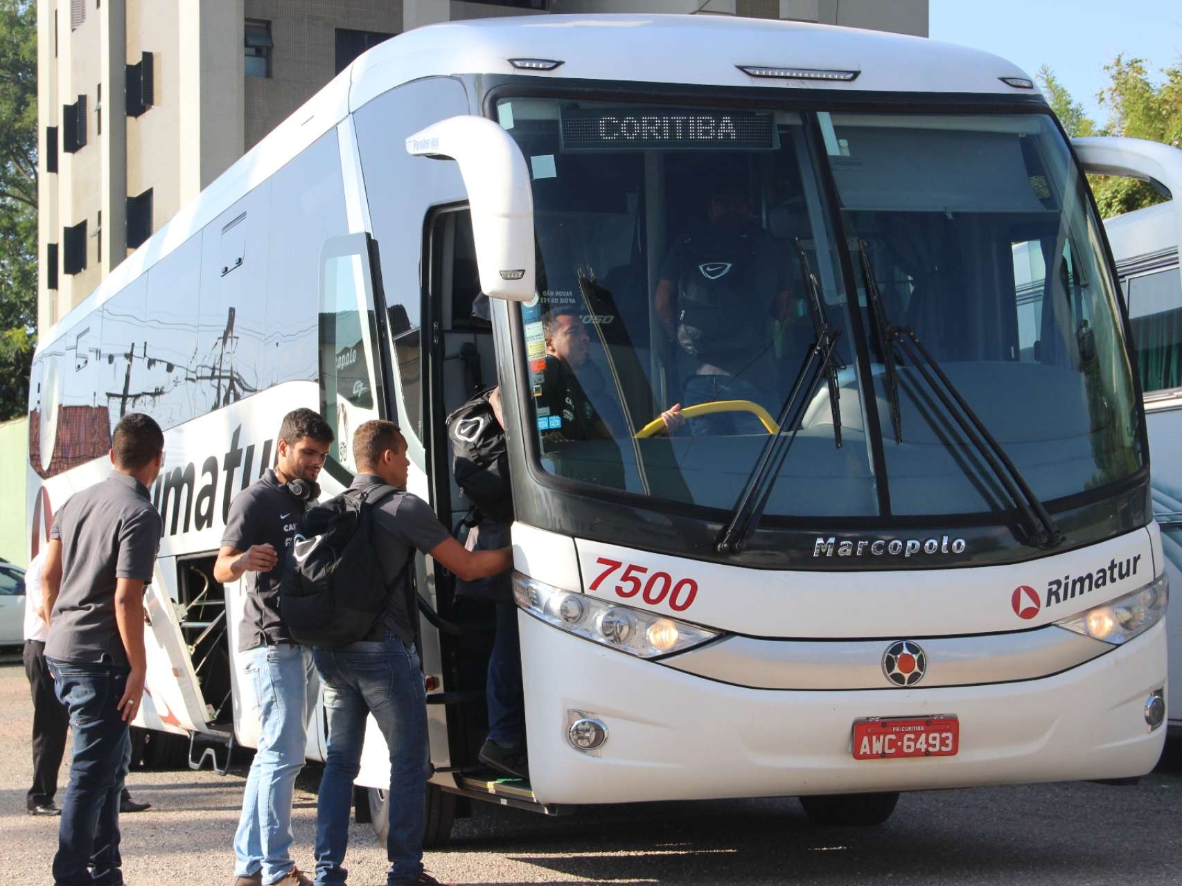 Delega��o chega a Chapec�