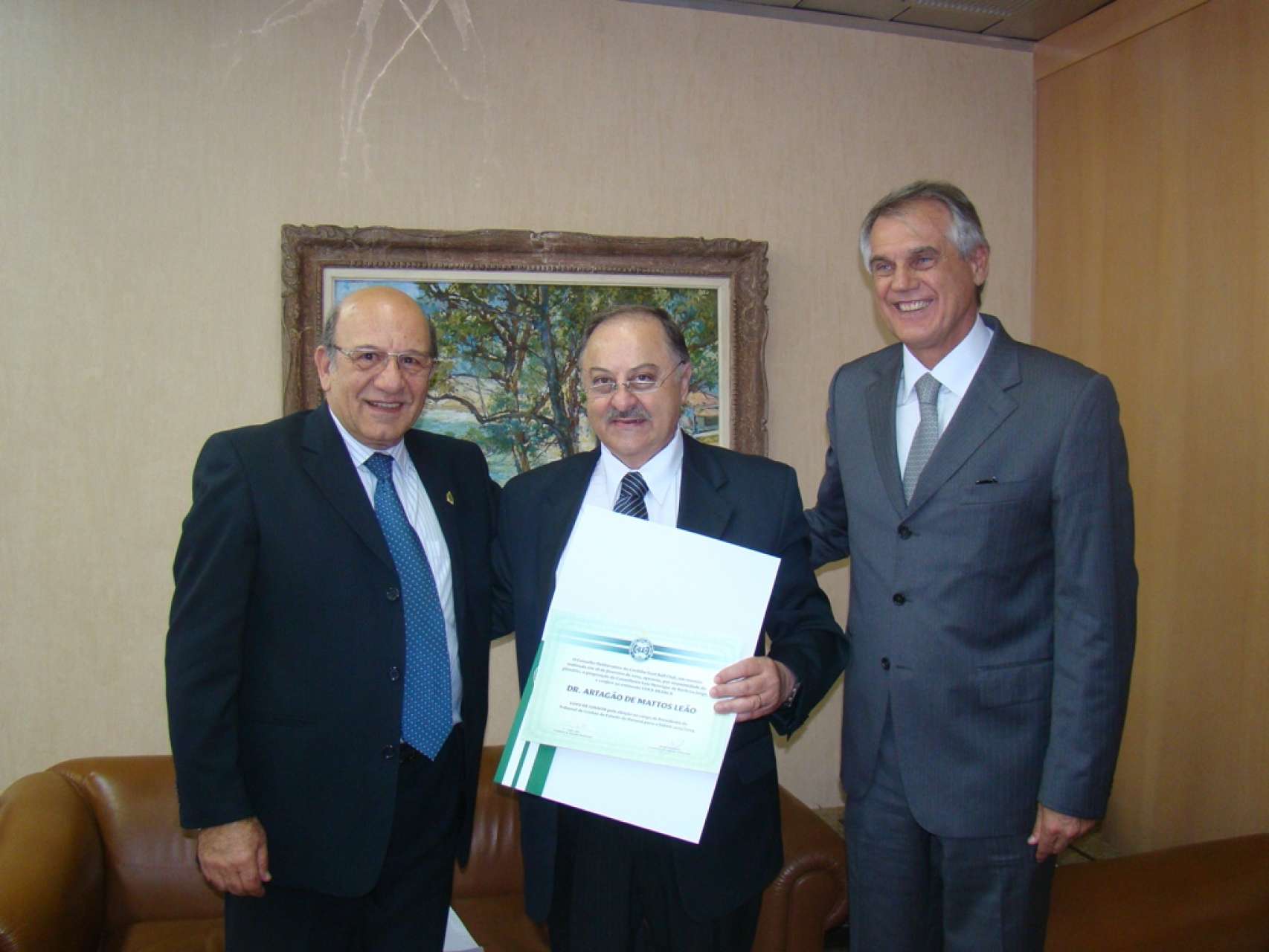 Coritiba faz homenagem ao Presidente do Tribunal de Contas