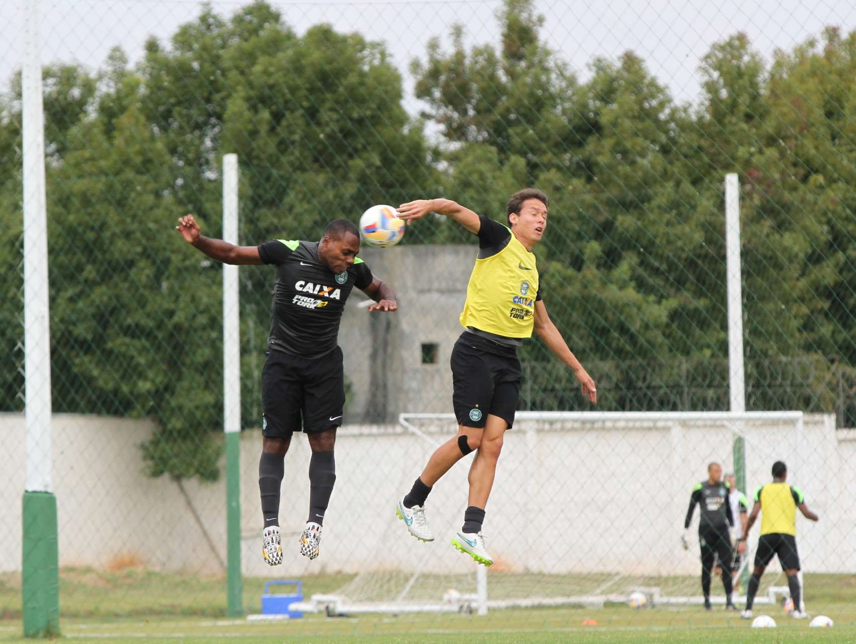 O treino em fotos