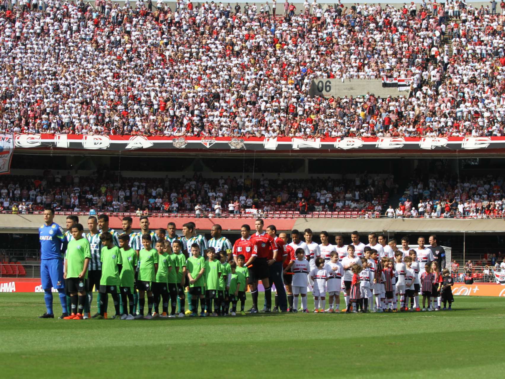 Mascotinhos no Morumbi