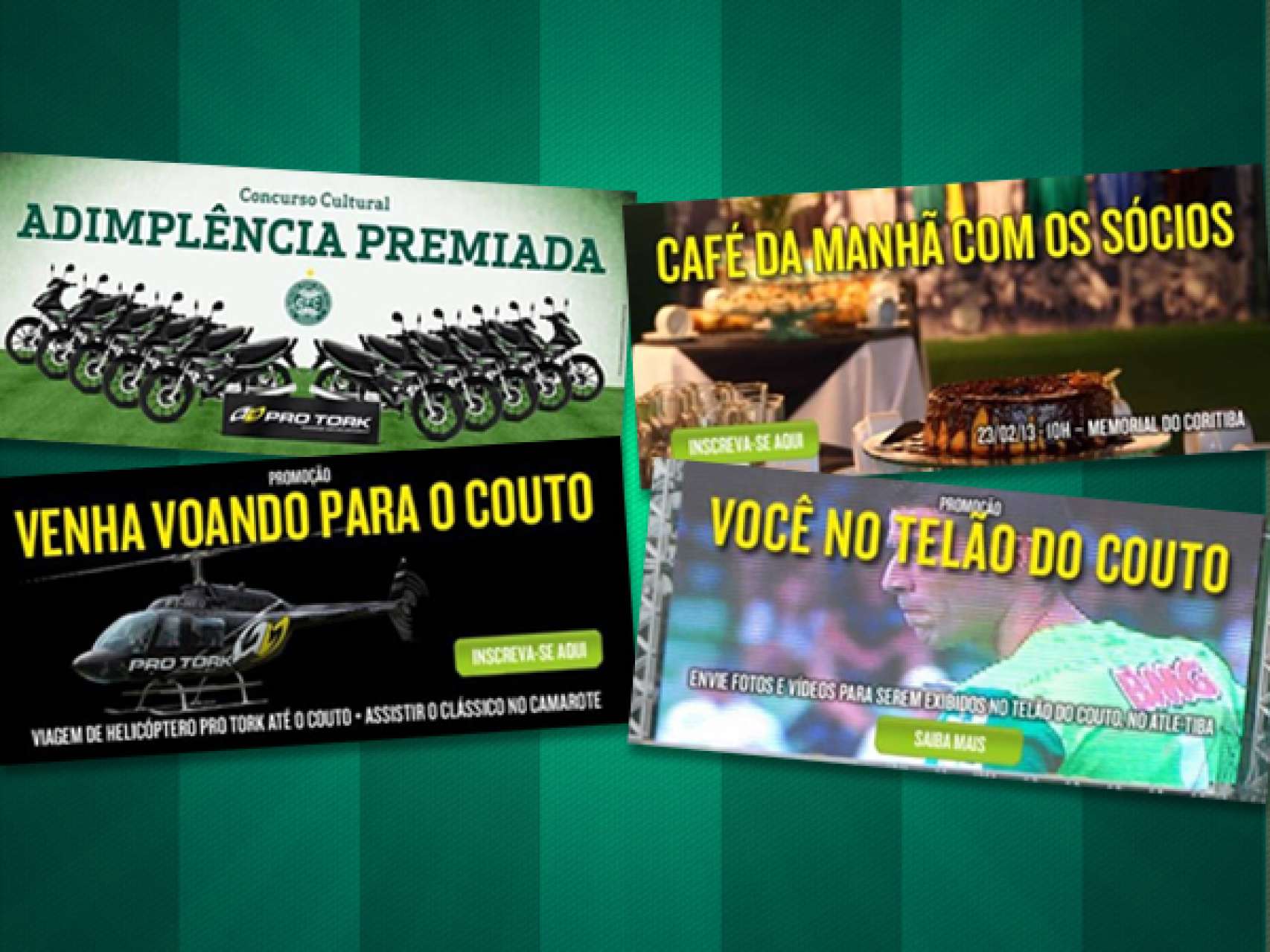 N�o fique de fora das promo��es do Coxa para esse Atle-Tiba