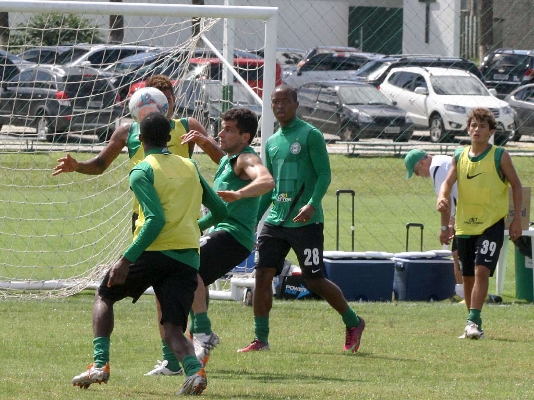 Fotos do treino no CT